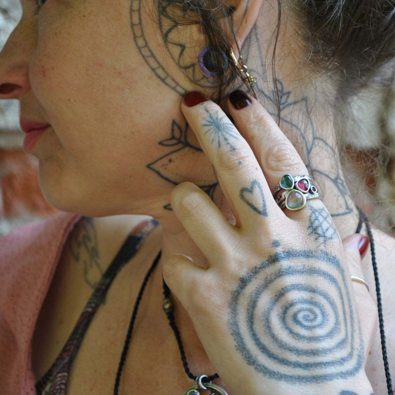 Derelict Ring with Blue Topaz