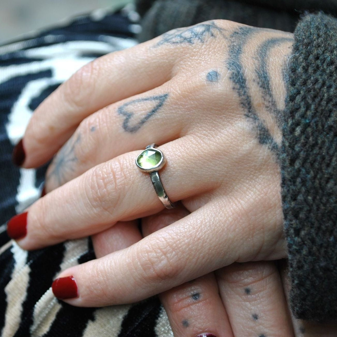 Derelict Ring with Peridot