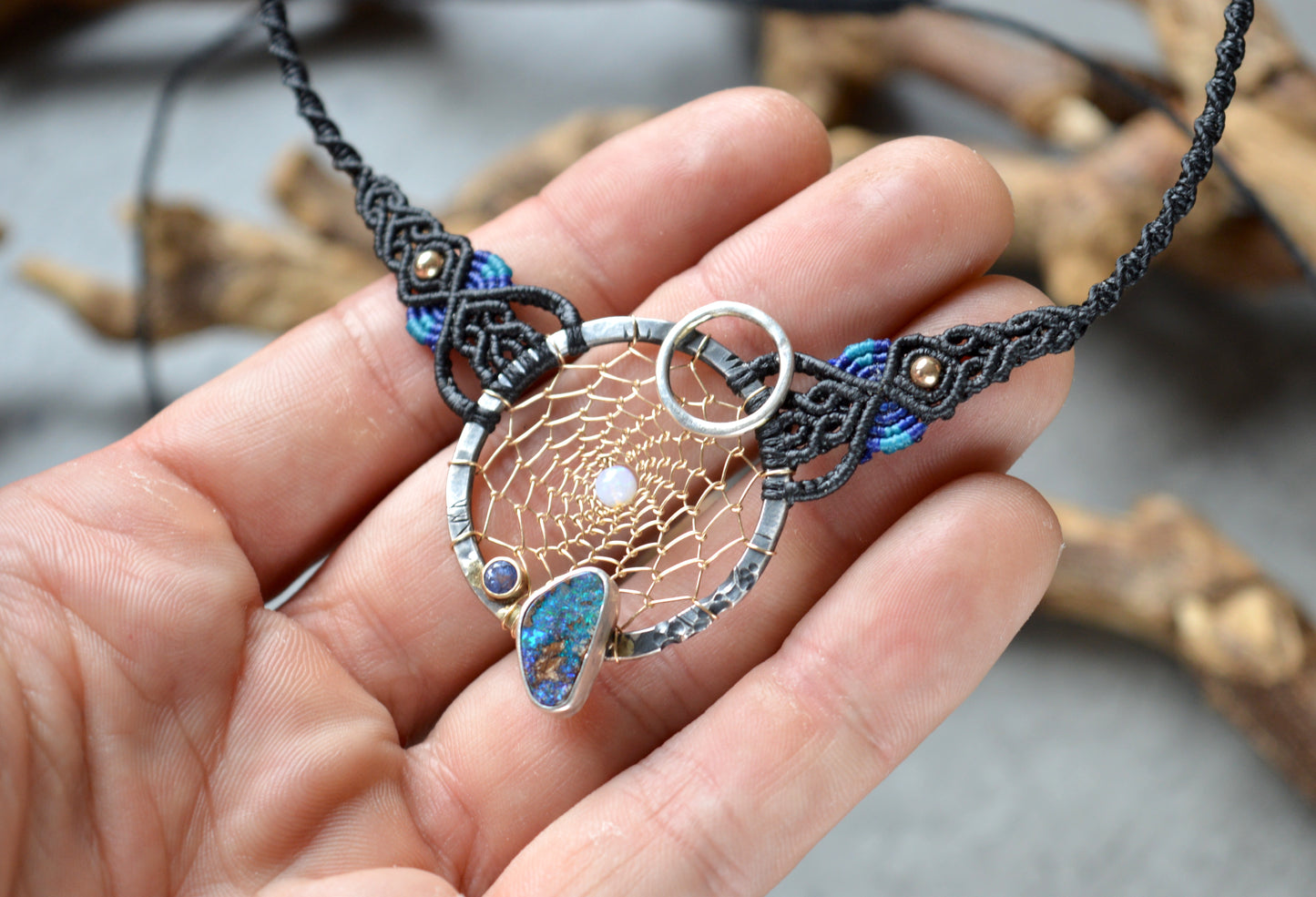 Dreamscape with Opal and Sapphire