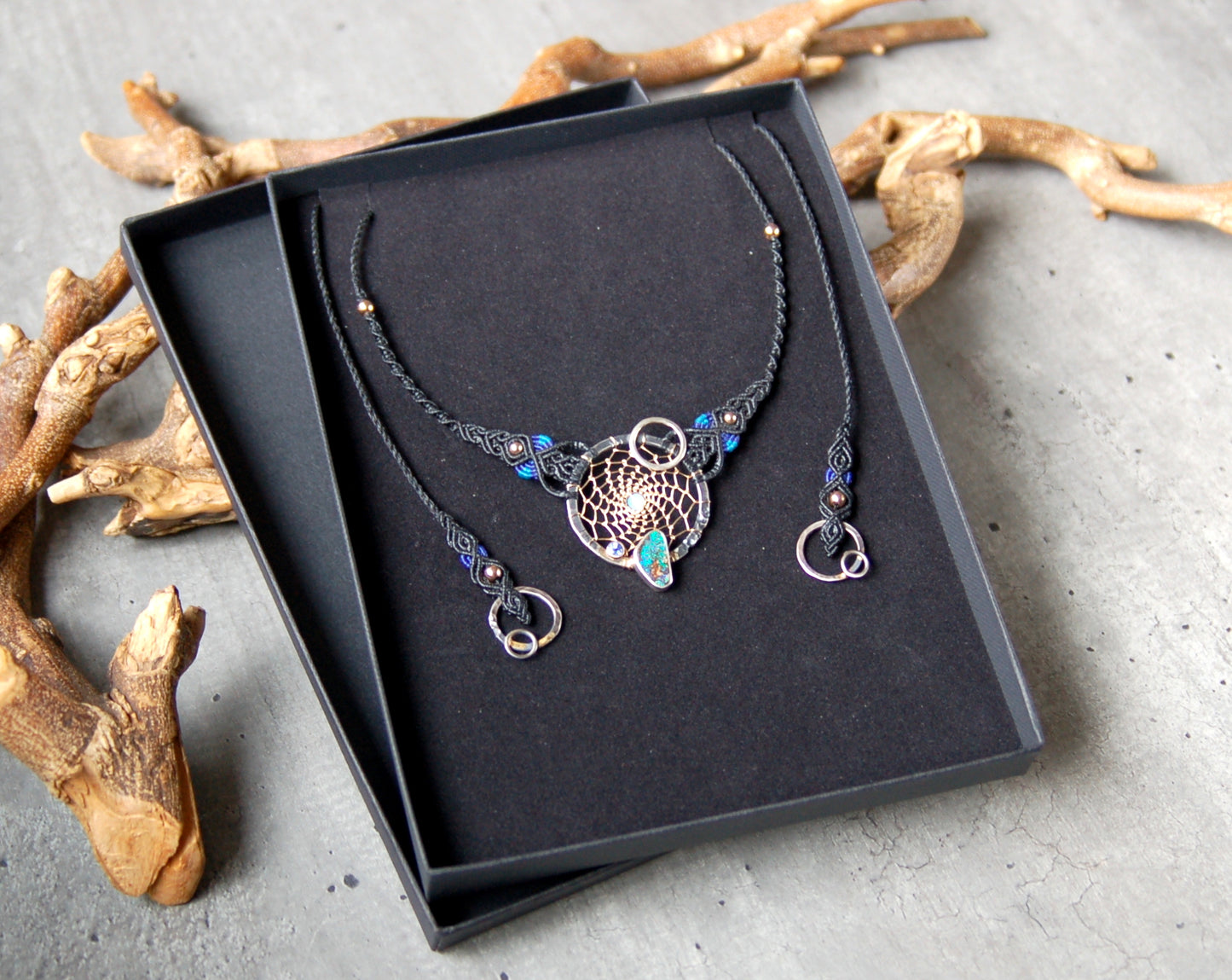 Dreamscape with Opal and Sapphire