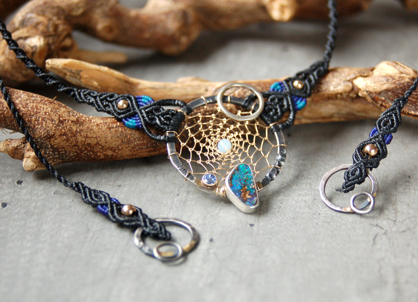 Dreamscape with Opal and Sapphire
