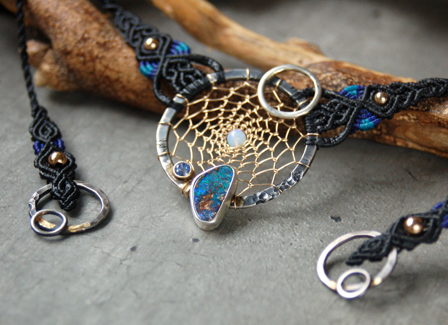 Dreamscape with Opal and Sapphire