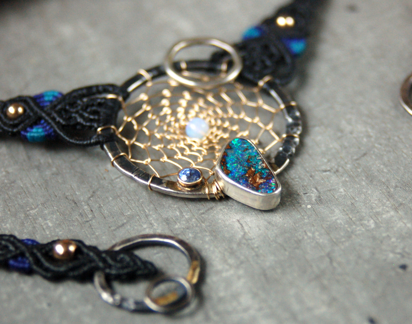 Dreamscape with Opal and Sapphire