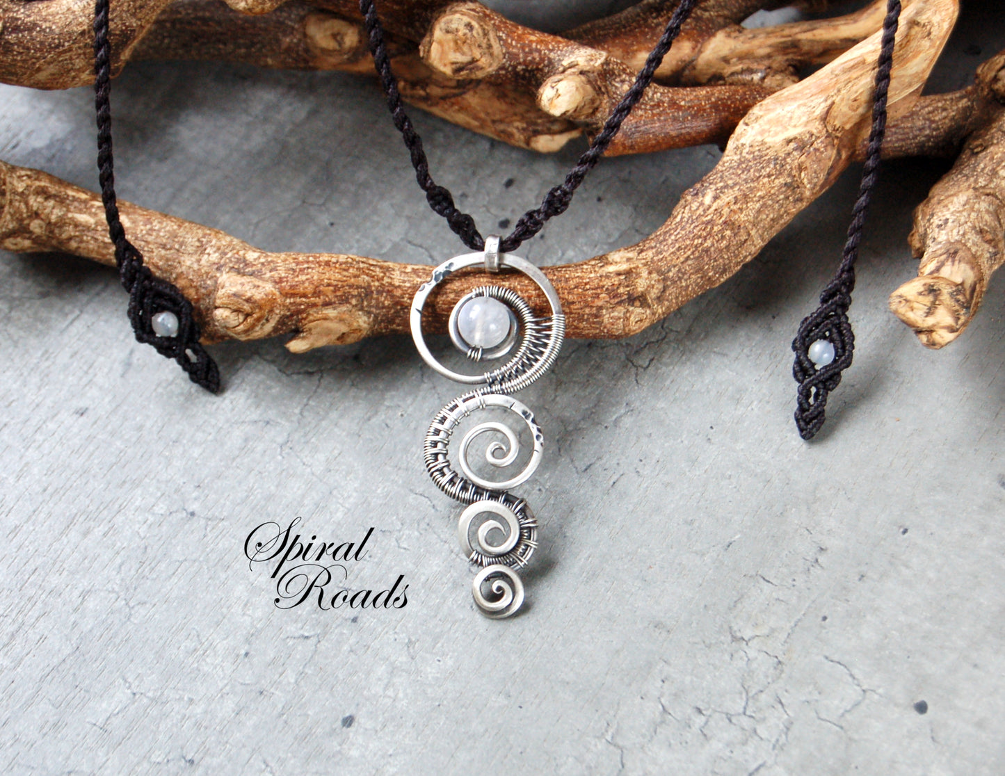Wire wrapped pendant