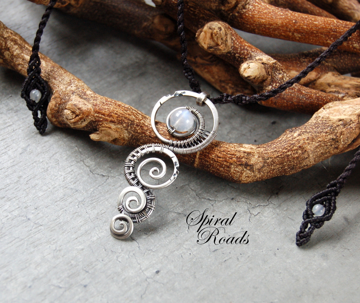 Wire wrapped pendant