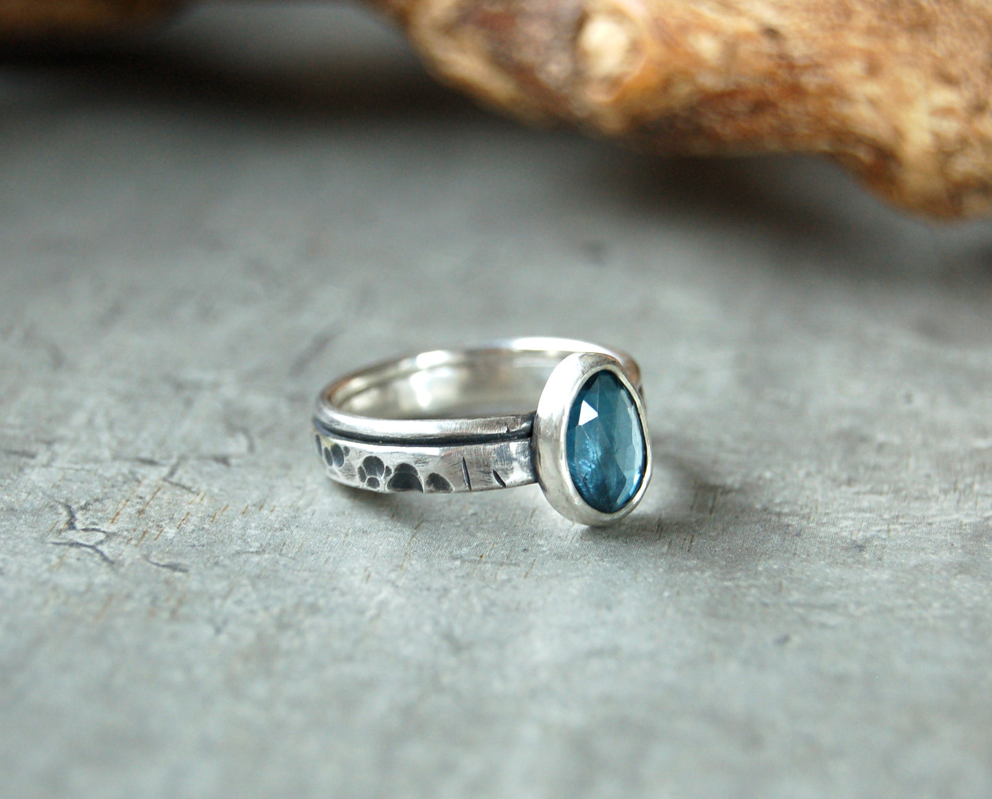 Organic Gemstone Ring