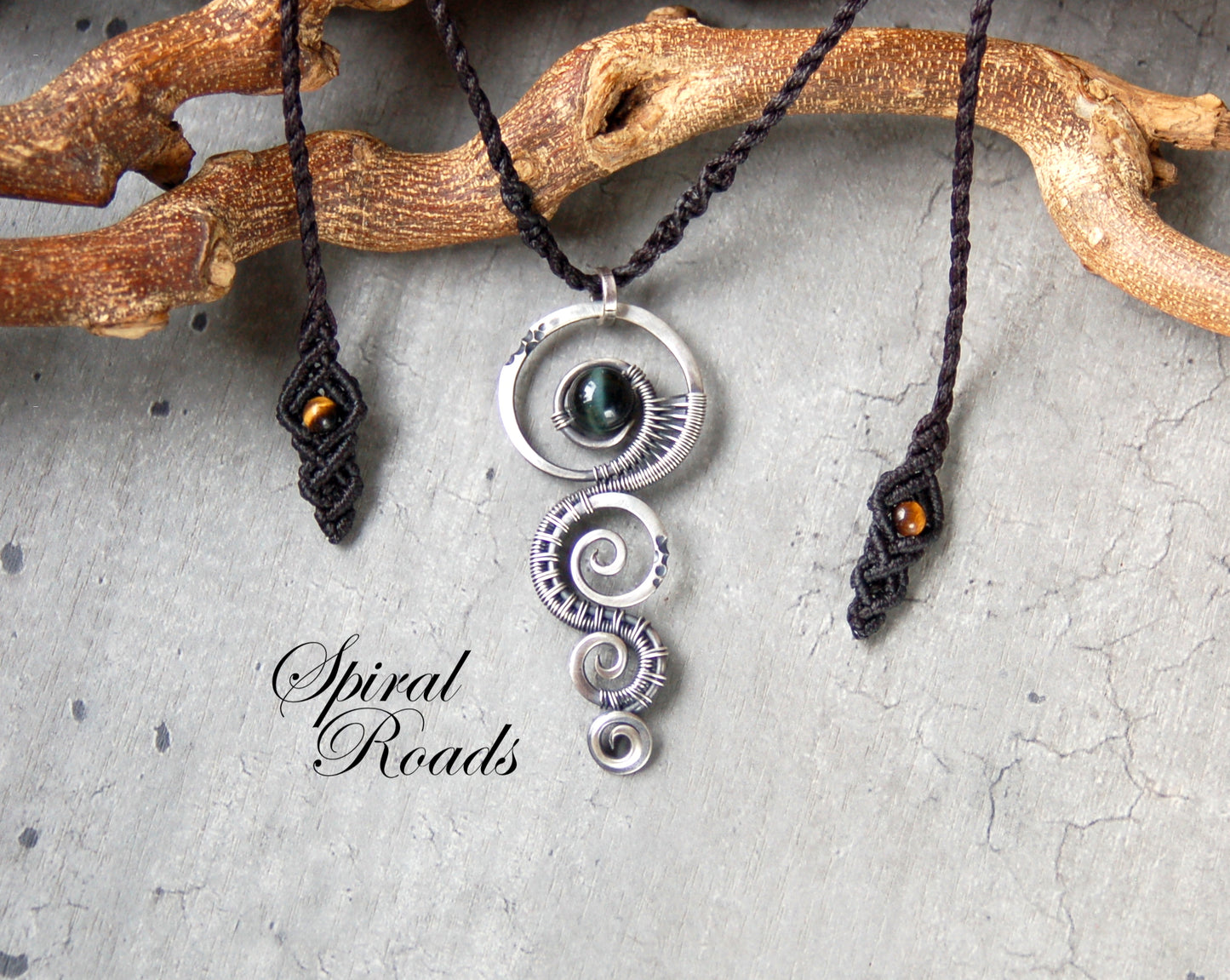 Wire wrapped pendant
