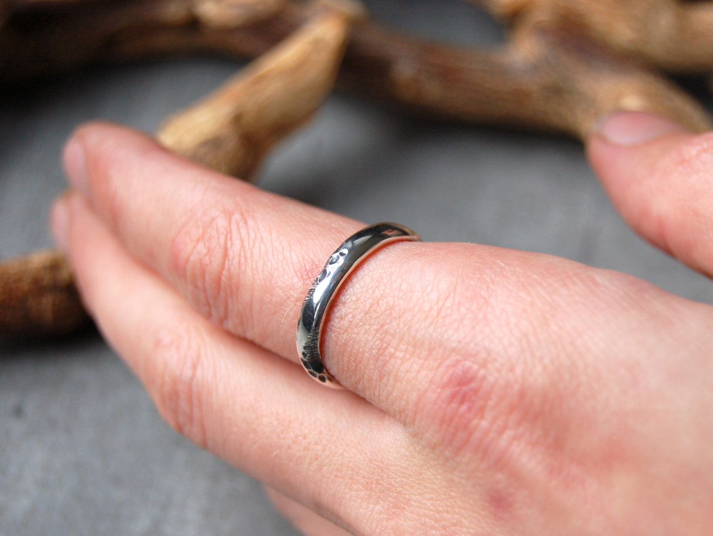 chunky Silver ring