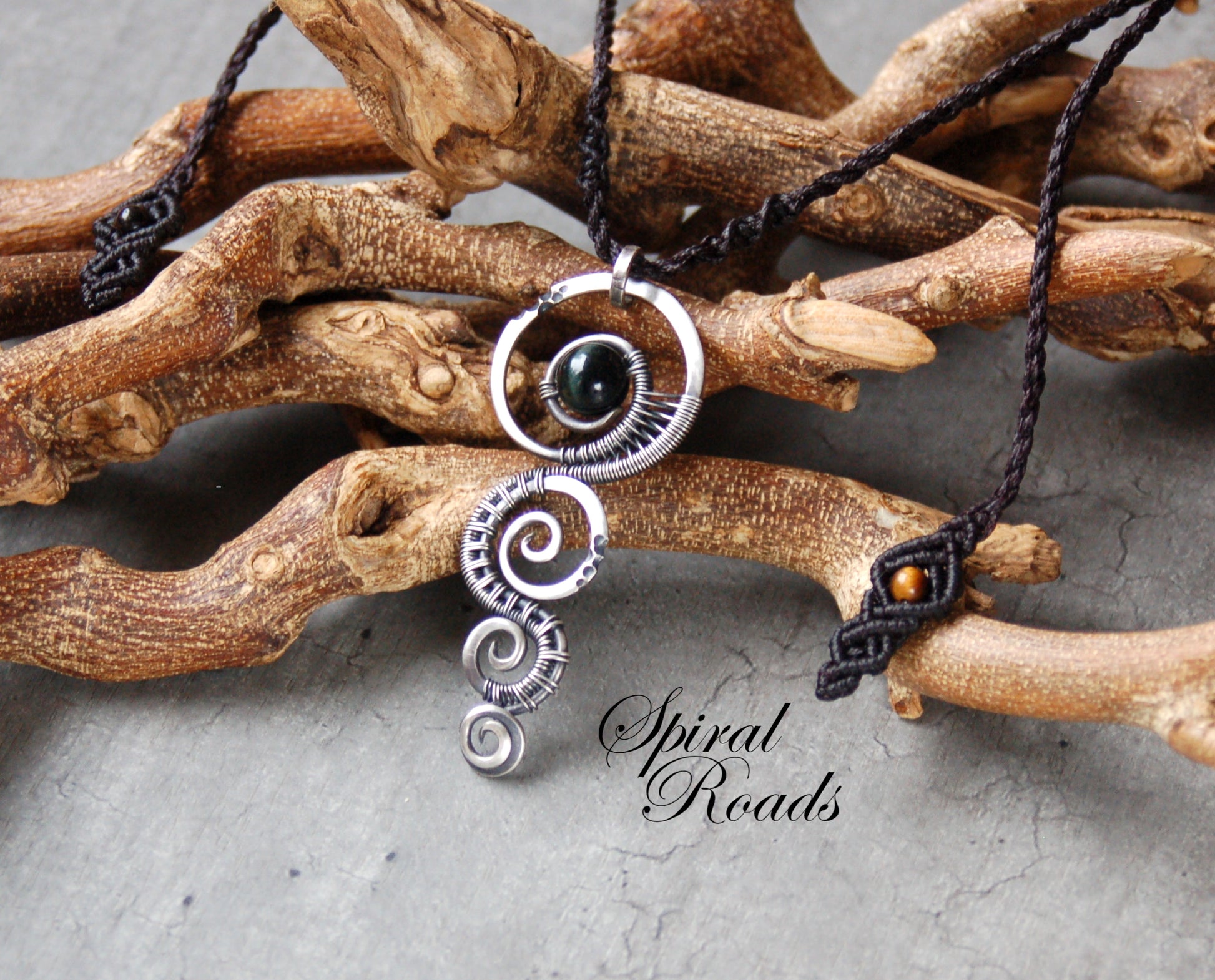 Wire wrapped pendant
