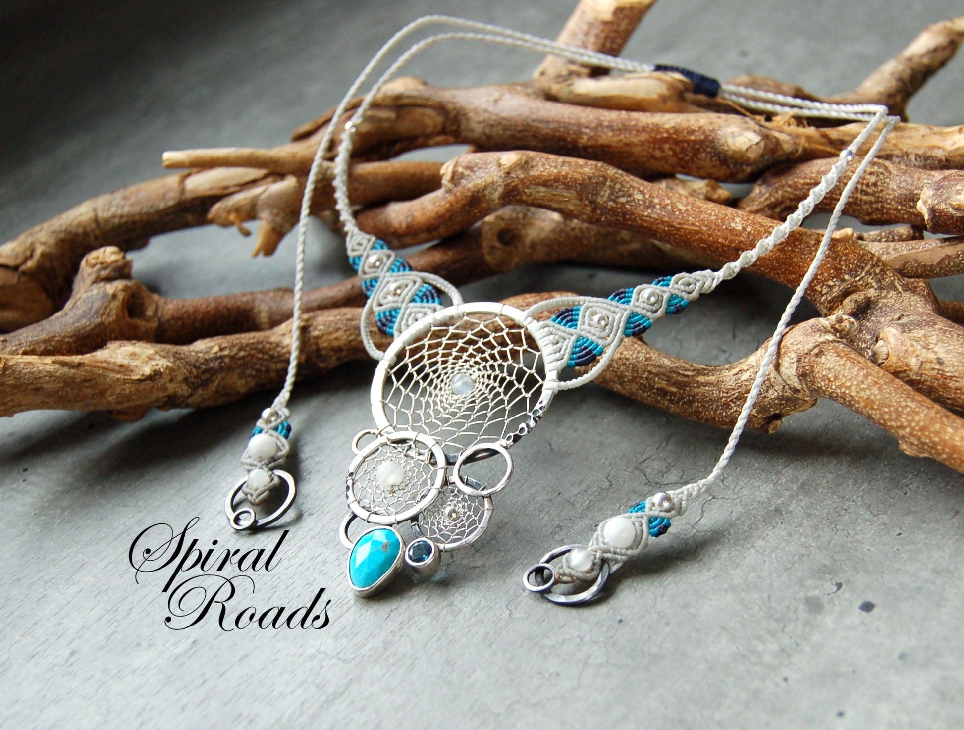 Silver Dreamcatcher Necklace