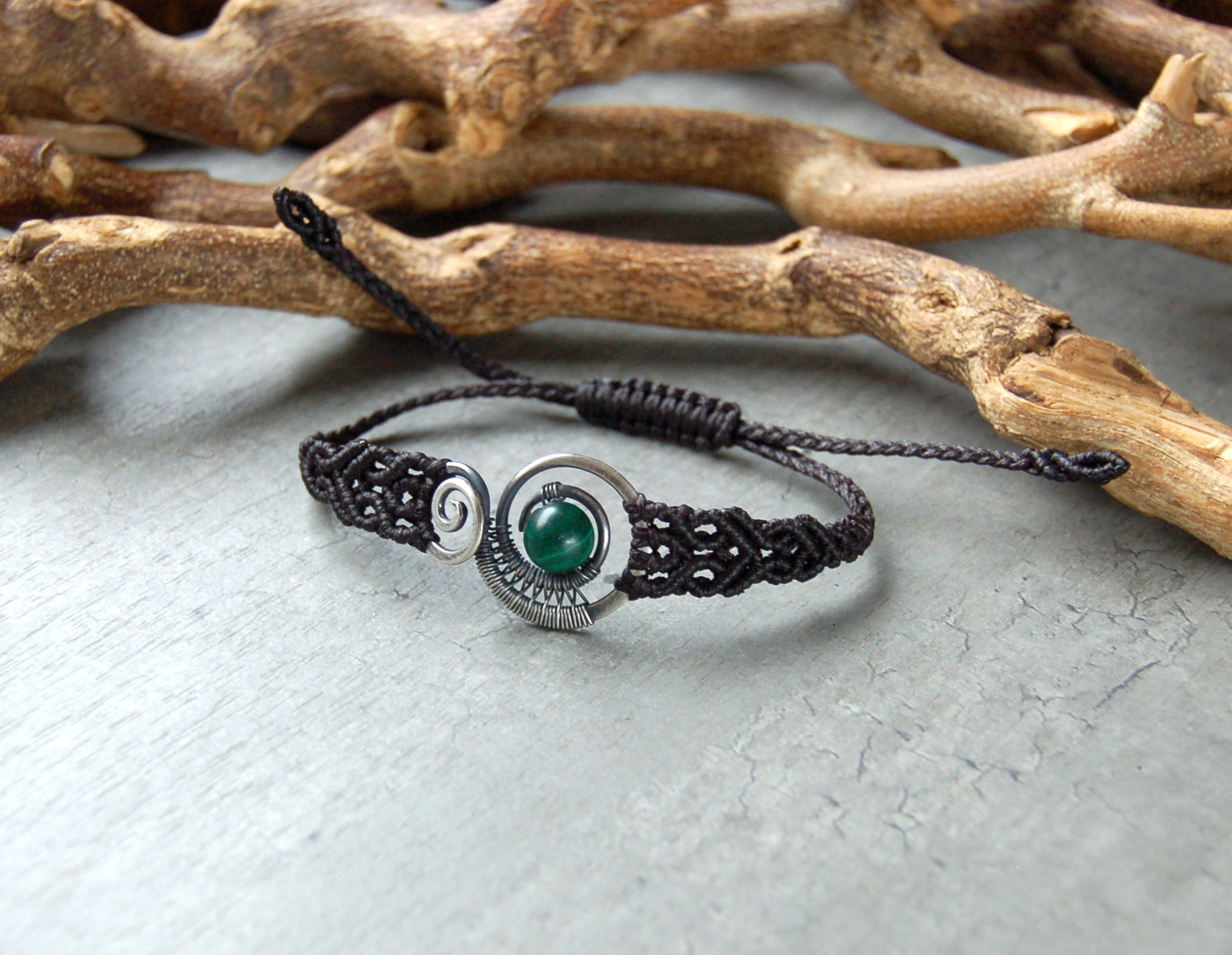Malachite bracelet