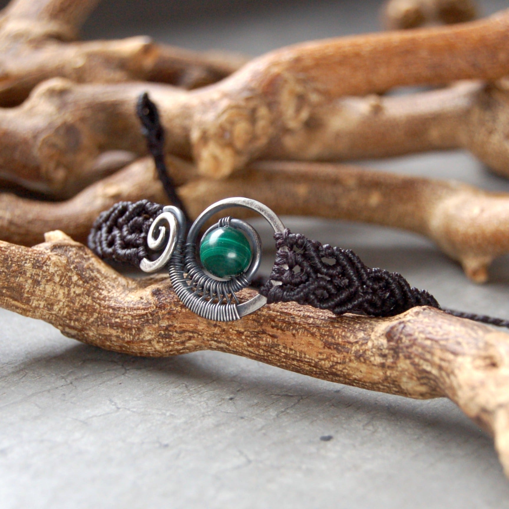 Malachite bracelet